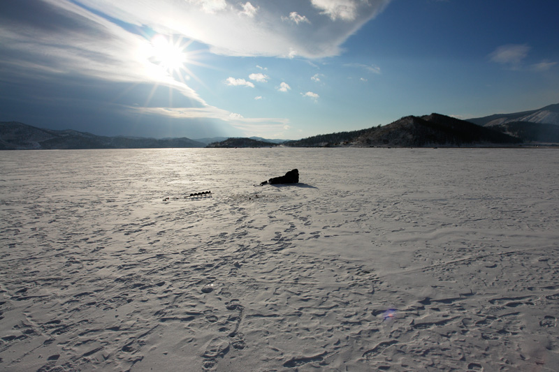 "Байкал в ноябре и январе" (Малое море).Фото. Траф