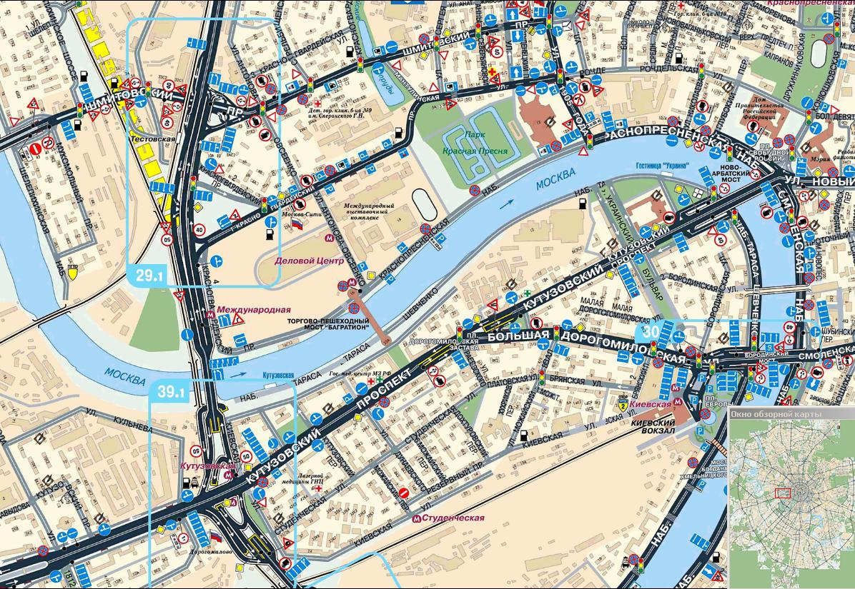 Карта москвы набережная тараса шевченко
