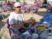 Albena-Bulgaria. Kalakeitto, mustamerenhai, bulgarilainen olut.