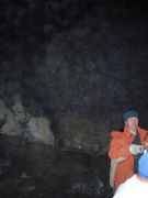 in the cave