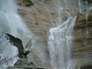 Spring waterfall in Crimea