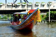 You can start you trip in Bangkok by taking a beautiful boat