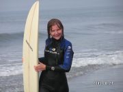Young surfer