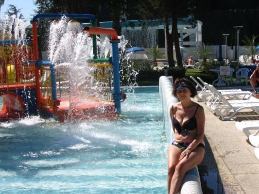 Albena-Bulgaria. Hotellin allasaluella.