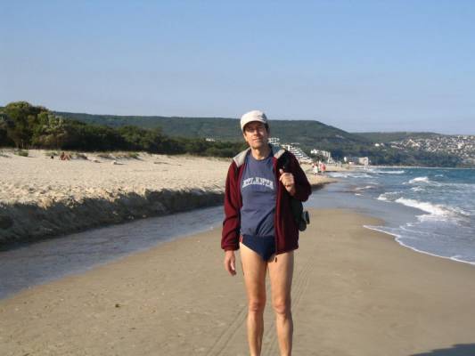 Albena-Bulgaria. Nudistien uimaranta.