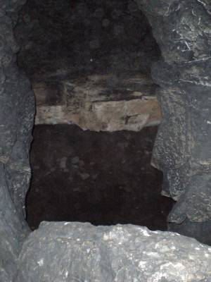 in the cave