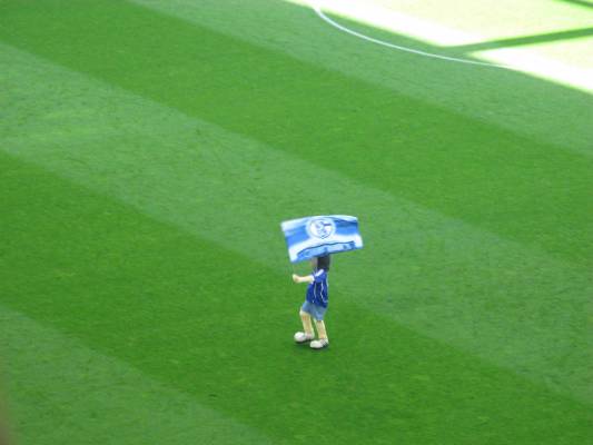 Gelsenkirchen, 10/05/08, Schalke Stadium, before the match Schalke vs Eintracht