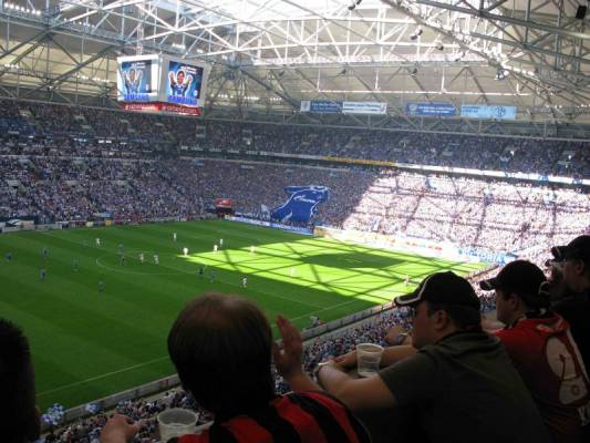 Gelsenkirchen, 10/05/08, Schalke Stadium, on the match Schalke vs Eintracht