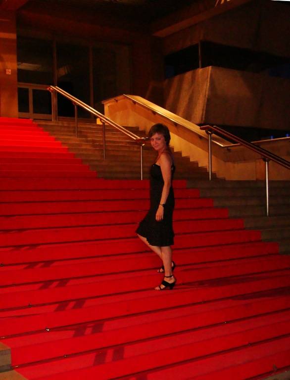 the famous Cannes red carpet) 